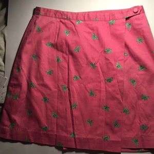 VGUC Lilly Pulitzer pink bee skirt (white label)